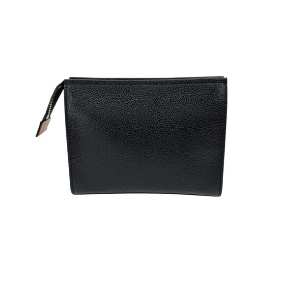 MARC JACOBS Grind Leather Cosmetic Pouch - Picture 2 of 11